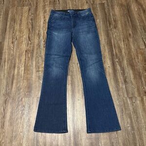 Democracy Ab Solution Bootcut Jeans Women's 4 High Rise Stretch Dark Wash Stretc